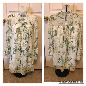 Small Kari Blue long sleeve dress